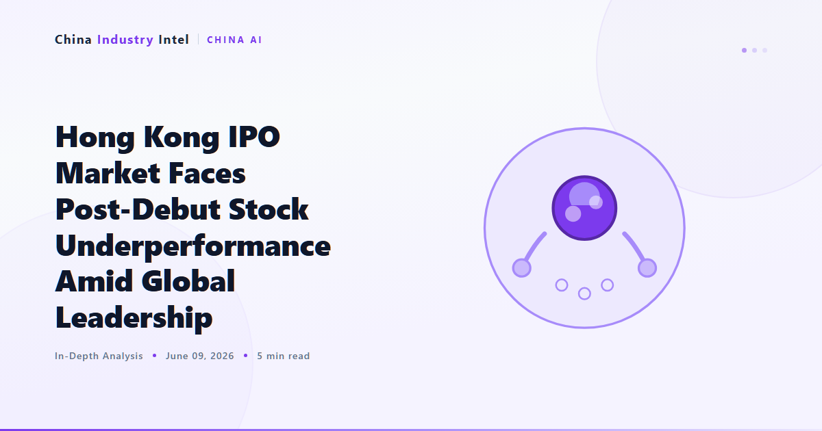 Hong Kong IPO Market Faces Post-Debut Stock Underperformance Amid Global Leadership