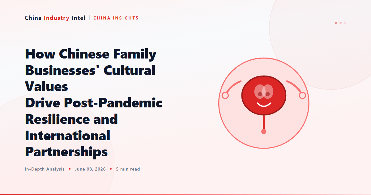 How Chinese Family Businesses’ Cultural Values Drive Post-Pandemic Resilience and International Partnerships