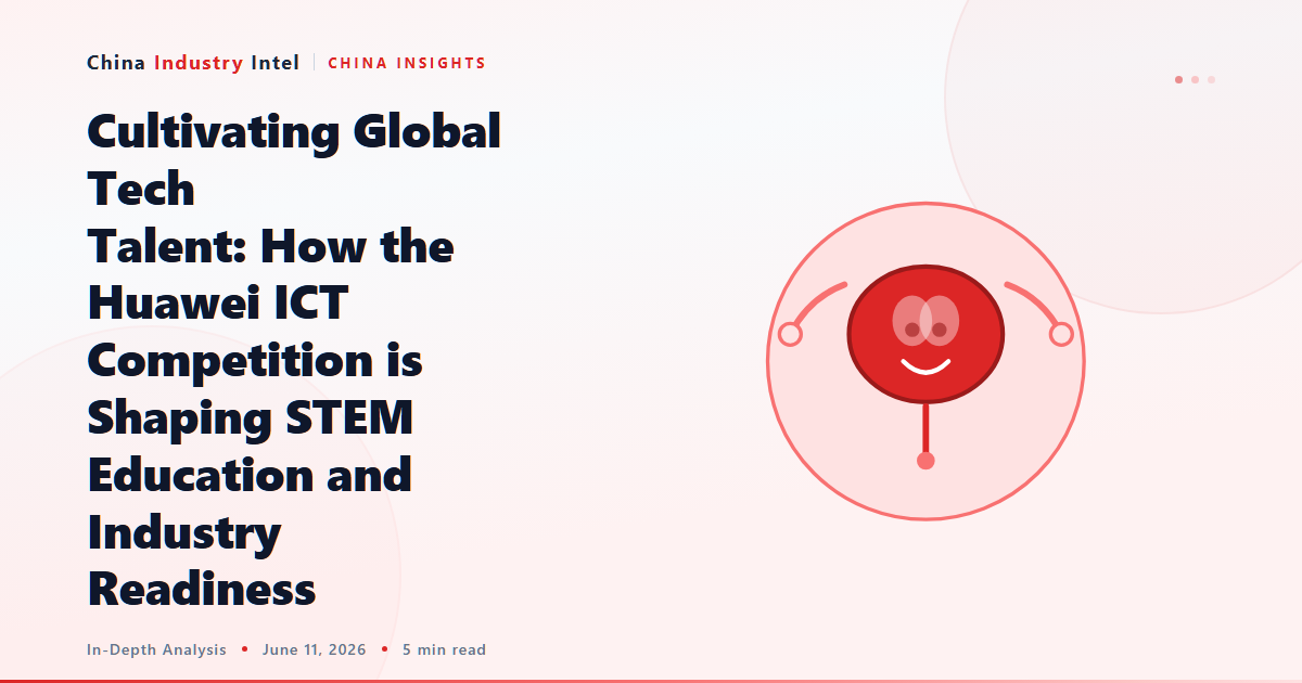 Cultivating Global Tech Talent: How the Huawei ICT Competition is Shaping STEM Education and Industry Readiness