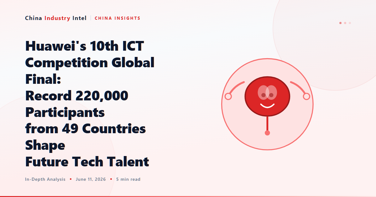 Huawei’s 10th ICT Competition Global Final: Record 220,000 Participants from 49 Countries Shape Future Tech Talent