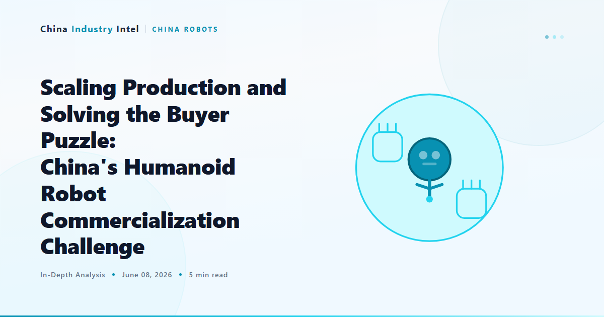 Scaling Production and Solving the Buyer Puzzle: China’s Humanoid Robot Commercialization Challenge