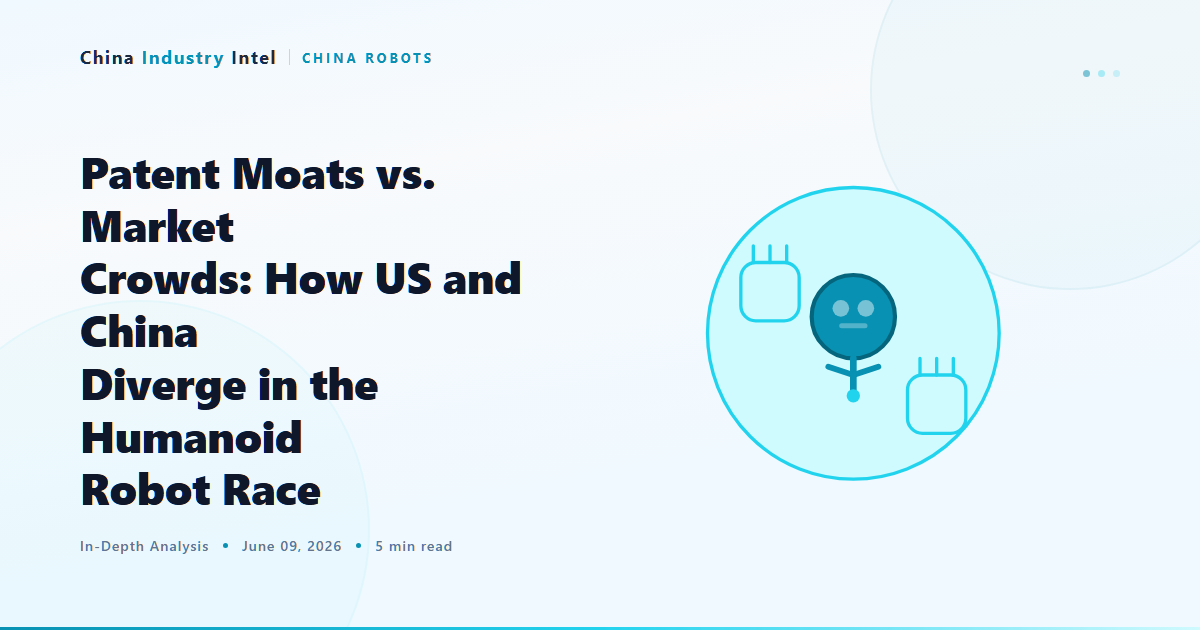 Patent Moats vs. Market Crowds: How US and China Diverge in the Humanoid Robot Race