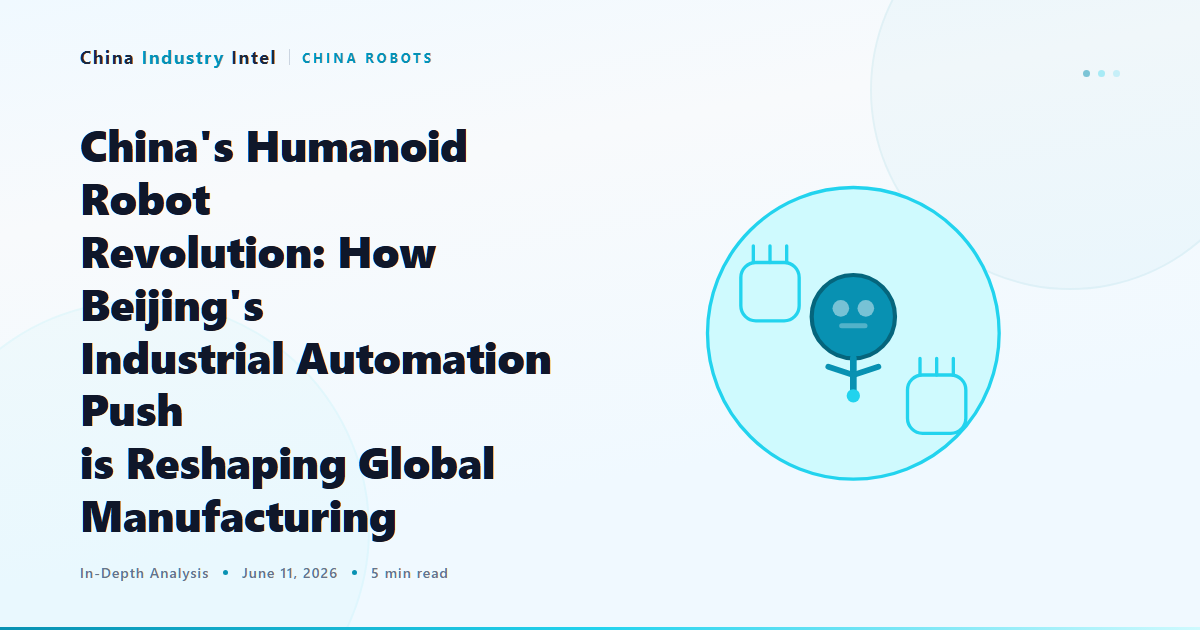 China’s Humanoid Robot Revolution: How Beijing’s Industrial Automation Push is Reshaping Global Manufacturing