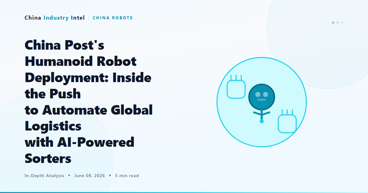 China Post’s Humanoid Robot Deployment: Inside the Push to Automate Global Logistics with AI-Powered Sorters