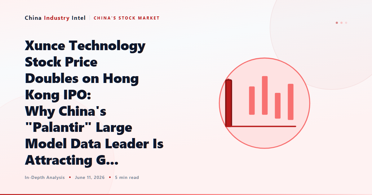 Xunce Technology Stock Price Doubles on Hong Kong IPO: Why China’s “Palantir” Large Model Data Leader Is Attracting G…