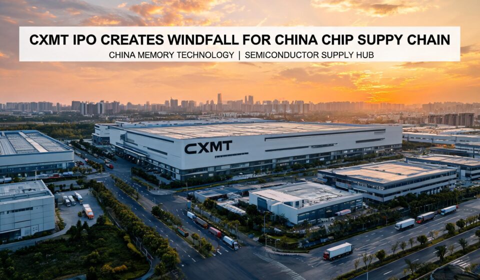CXMT IPO Creates Windfall for China Chip Supply Chain