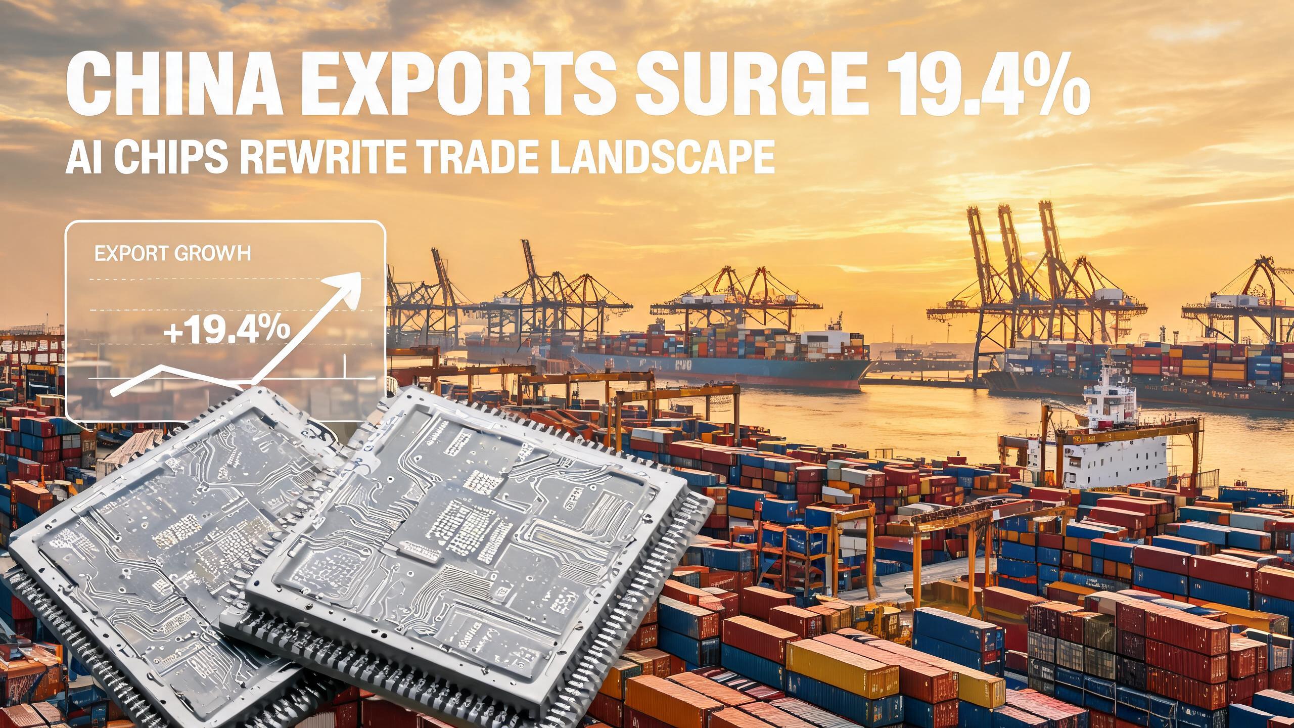 China Exports Surge 19.4 Percent as AI Chips Rewrite Trade Landscape